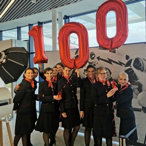 De luchthaven van Praag viert het 100-jarig jubileum van Czech Airlines 1 Air Journal