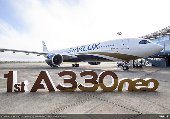 Eerste routes voor A330neo 1 Air Journal van StarLux Airlines