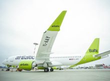 AirBaltic overschrijdt 150.000 vluchten met de Airbus A220-300
