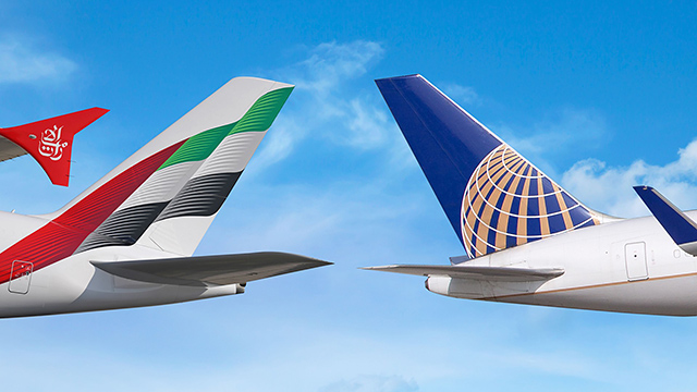 United Airlines landt in Dubai, deelt codes met Emirates 1 Air Journal