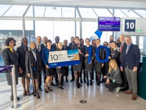 United Airlines viert 10 jaar Parijs-San Francisco route