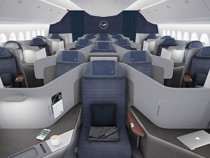 Lufthansa: de nieuwe business class in de A350 en 787