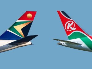 Kenya Airways en South African Airways delen codes